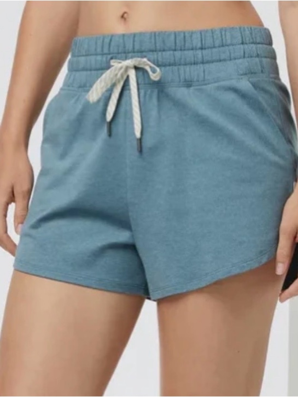 Vuori Halo Performance Short Blue Heather